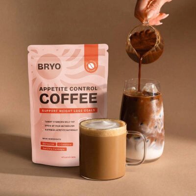 BRYO Coffee official product pouch — appetite-control functional coffee